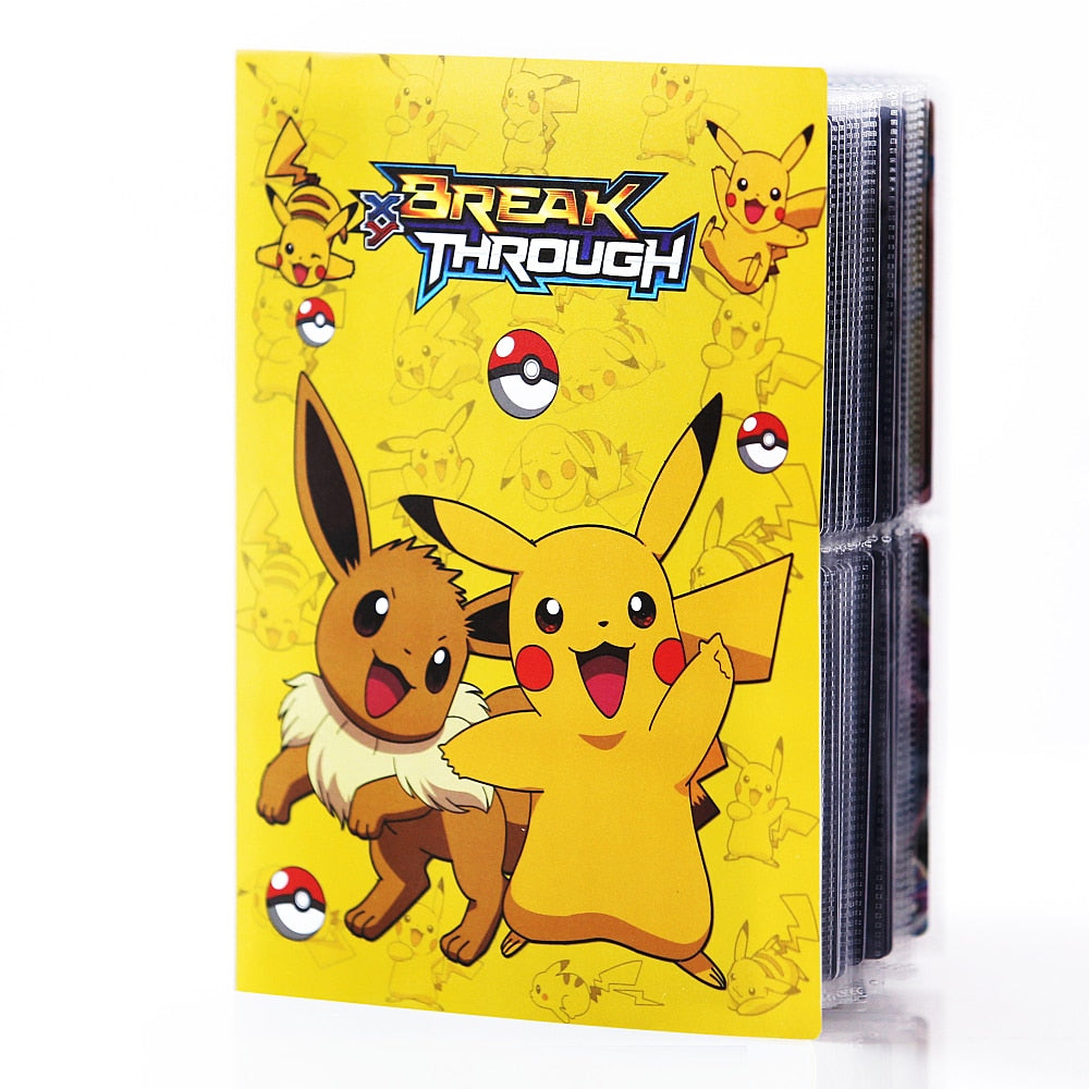 Álbum autocolante Pokémon com cartaz completo em segunda mão